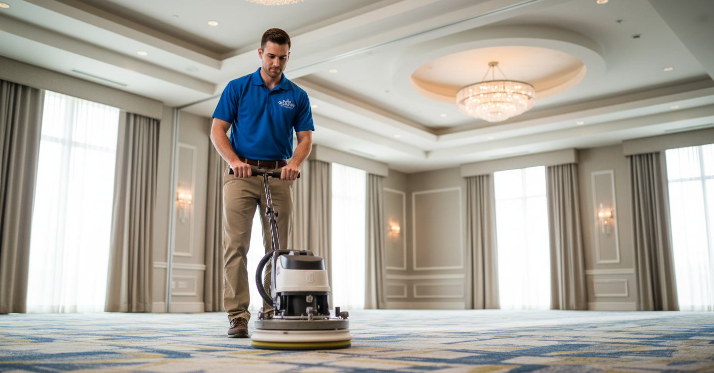Commercial carpet cleaning serving Algonquin businesses — A OK Quick-Dry